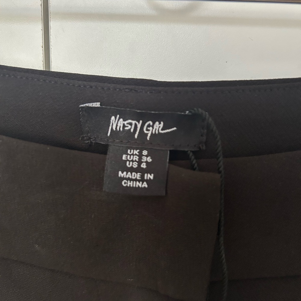 Elegant Black Diamond Trimmed Heart on the side Women's Pants - Picture 5 of 6